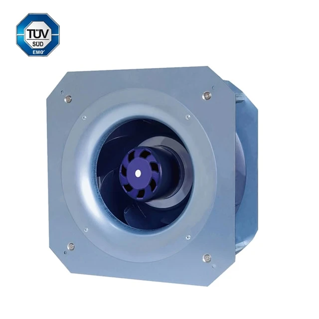 190mm DC Centrifugal Plug Fan Backward Curved For Extruders For Hvac