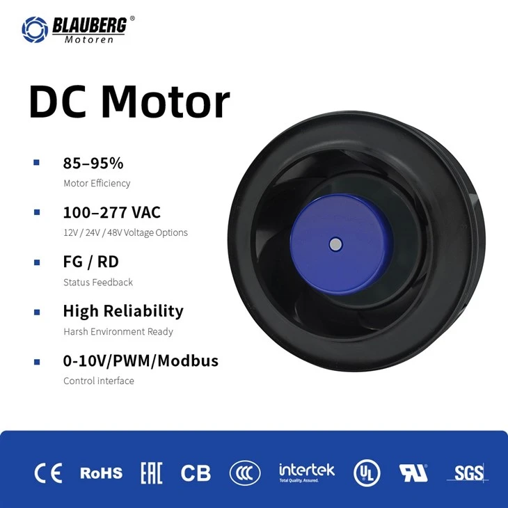 Blauberg BE-B220C-EC-N07 220mm DC Backward Centrifugal Fan suppliers