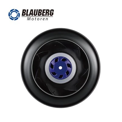 Impulsor de ventilador centrífug corbat cap enrere de control de velocitat de 190 mm DC 10 V per a purificador d'aire